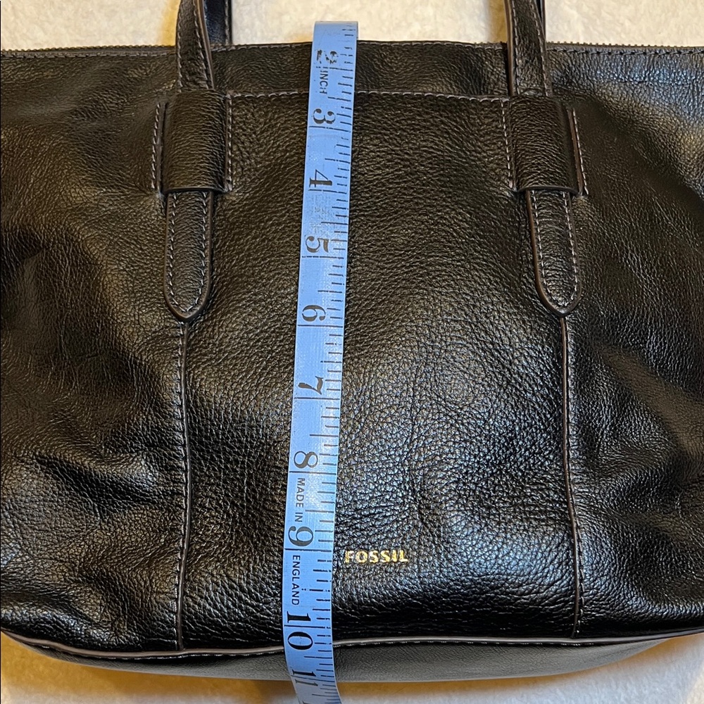 Fossil Black Leather Crossbody Bag - Picture 4 of 7